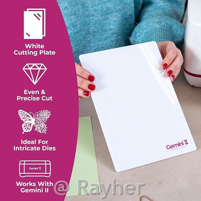 Gemini White Cutting Plate A5