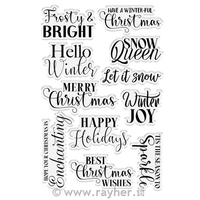 Timbri Winter Sentiments