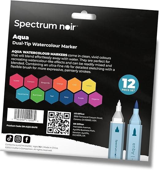 Penerello Spectrum Noir Aqua set 12; Basic Primary