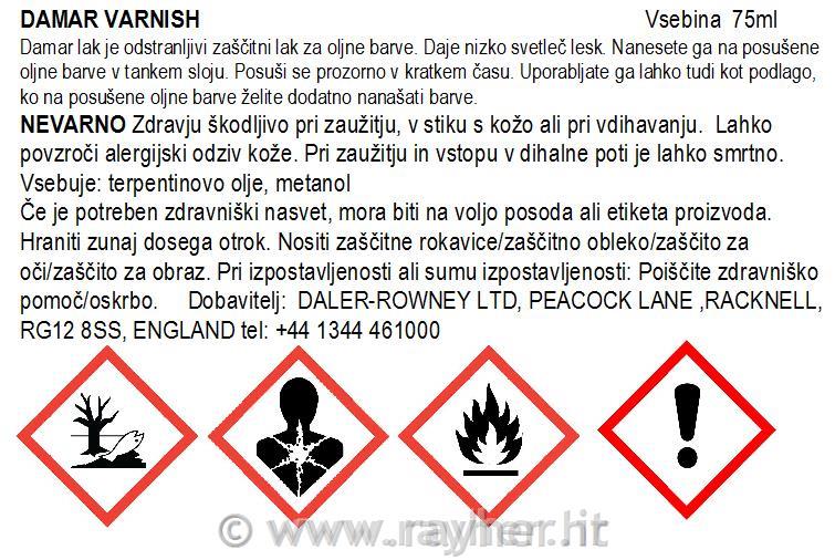 Vernice Damar 75ml