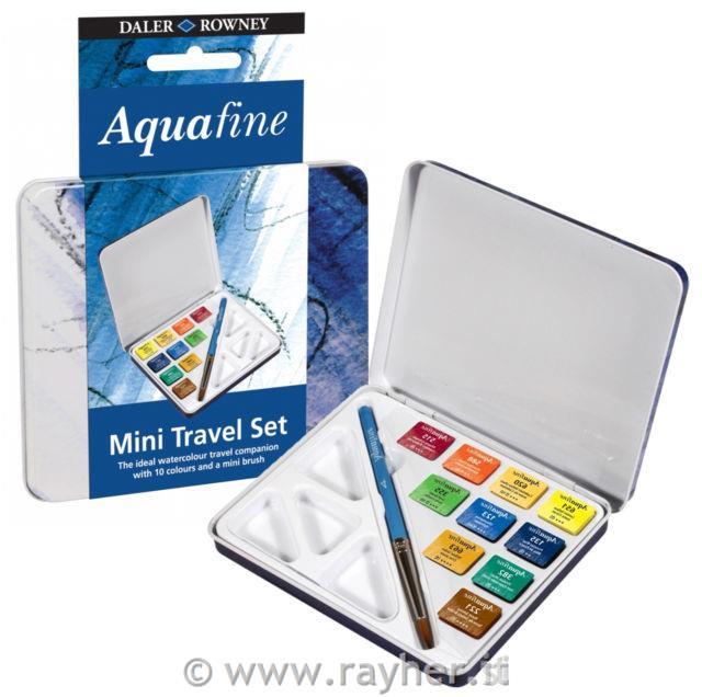 Acquerelli Aquafine set 10 Mini Travel
