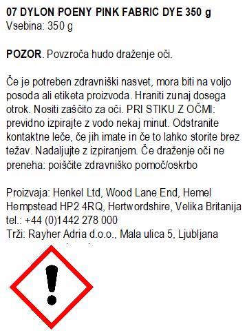 Dylom Machine Dye 350g Poeny Pink