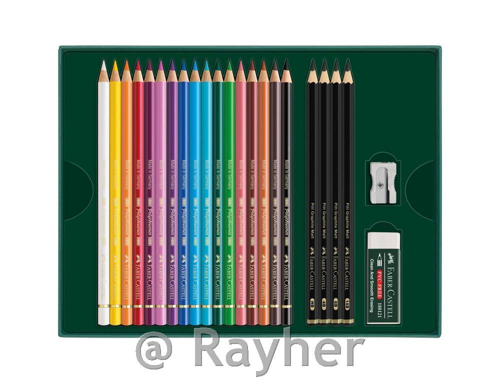 Matite colorate Polychromos + GraphiteMatt set 23