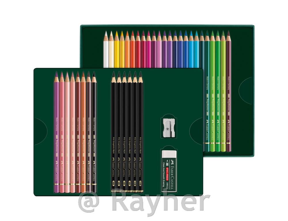 Matite colorate Polychromos + GraphiteMatt set 40