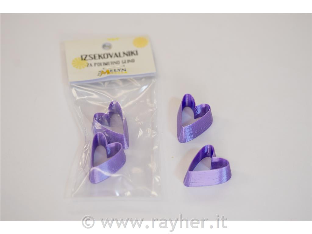 Izsekovalci srčki L+D 20 mm set 2