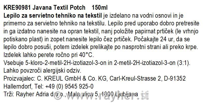 JAVANA Textile Potch 150 ml