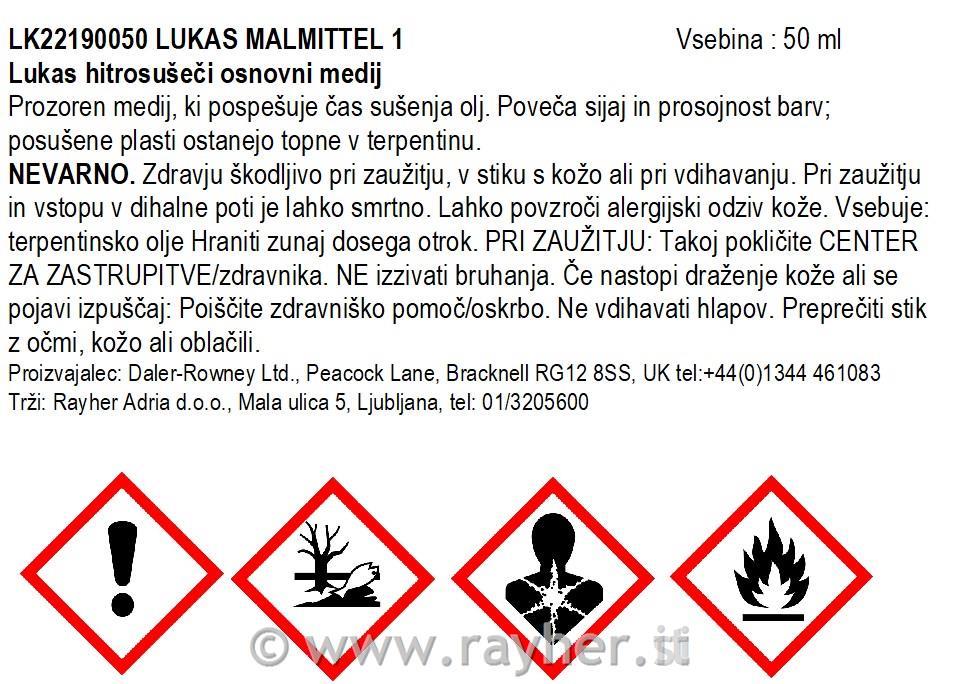 Lukas base ad asciugatura rapida medium50 ml