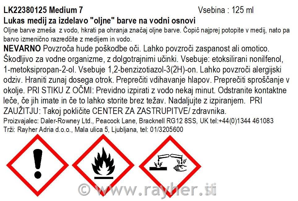 Lukas e un mezzo per realizzare pitturead olio a base d'acqua