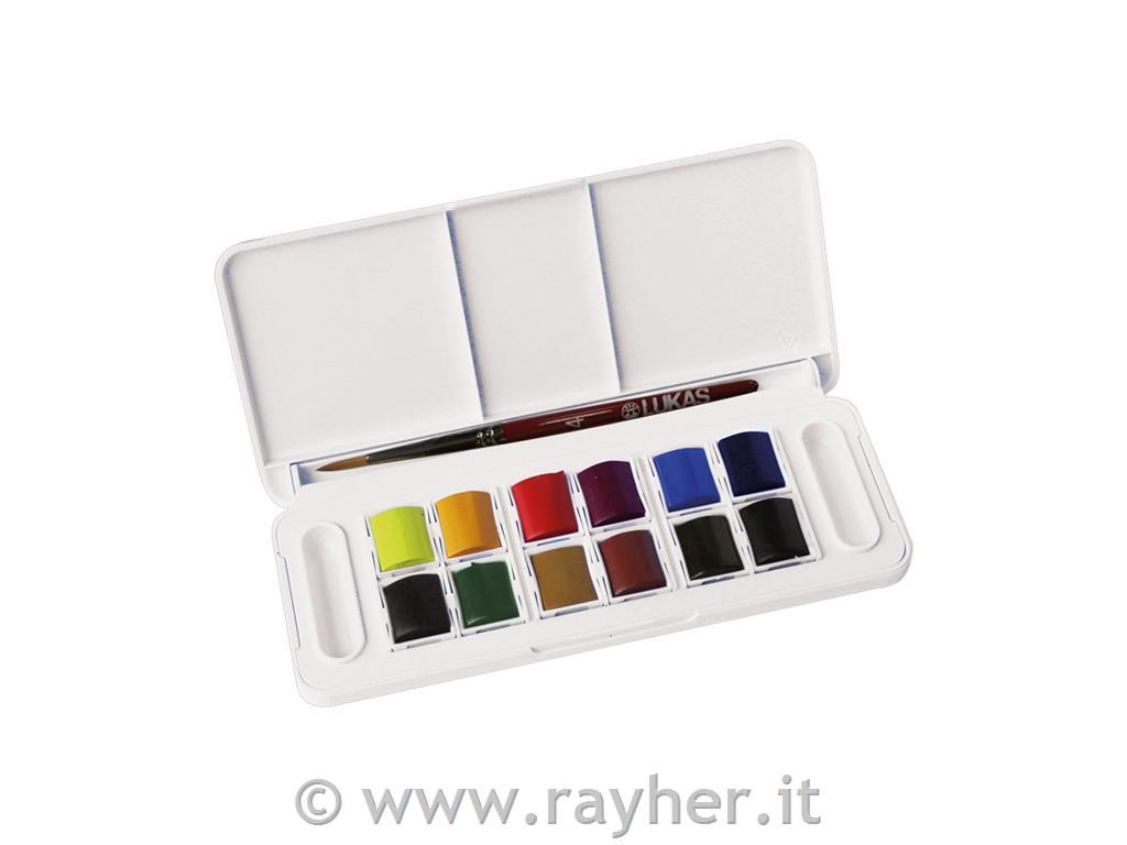 LUKAS AQUARELL STUDIO TRAVEL BOX 12X1/2