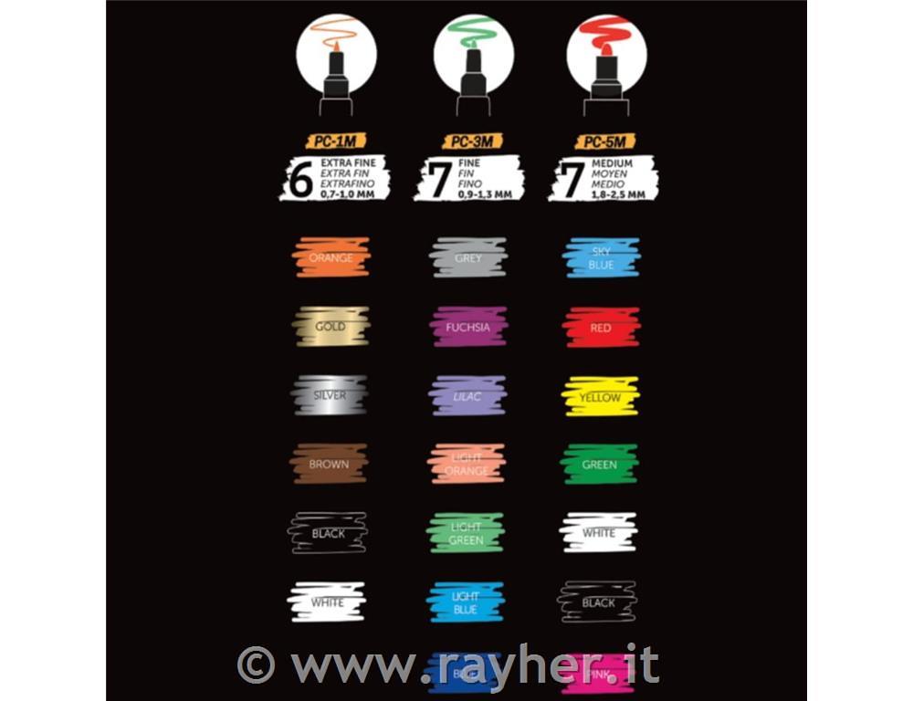 Uni POSCA pennarelli set 20 Pop