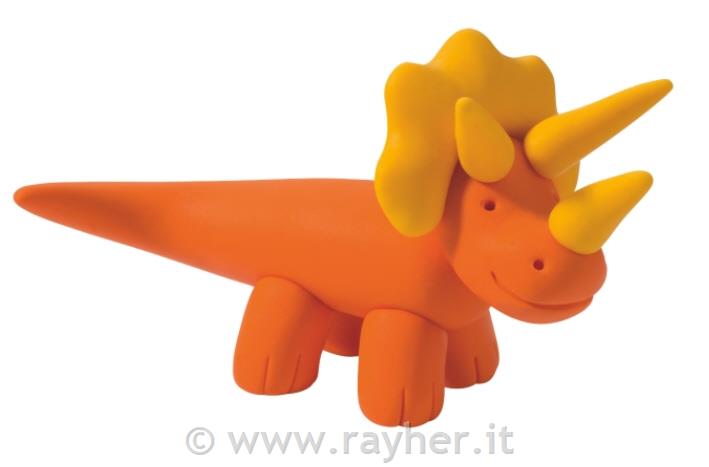 FIMO Kids set dinosauro4x42g, bastoncino per modellare