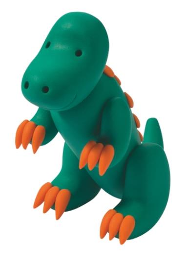 FIMO Kids set dinosauro4x42g, bastoncino per modellare