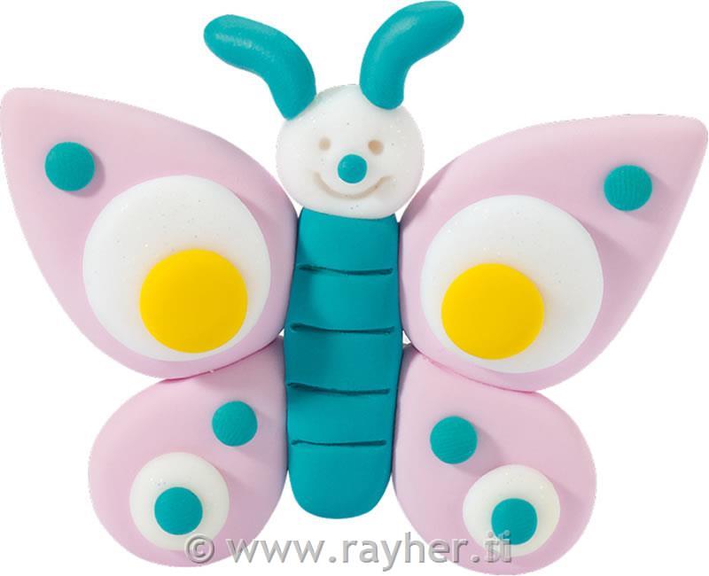 FIMO Kids set farfalla4x42g, bastoncino per modellare