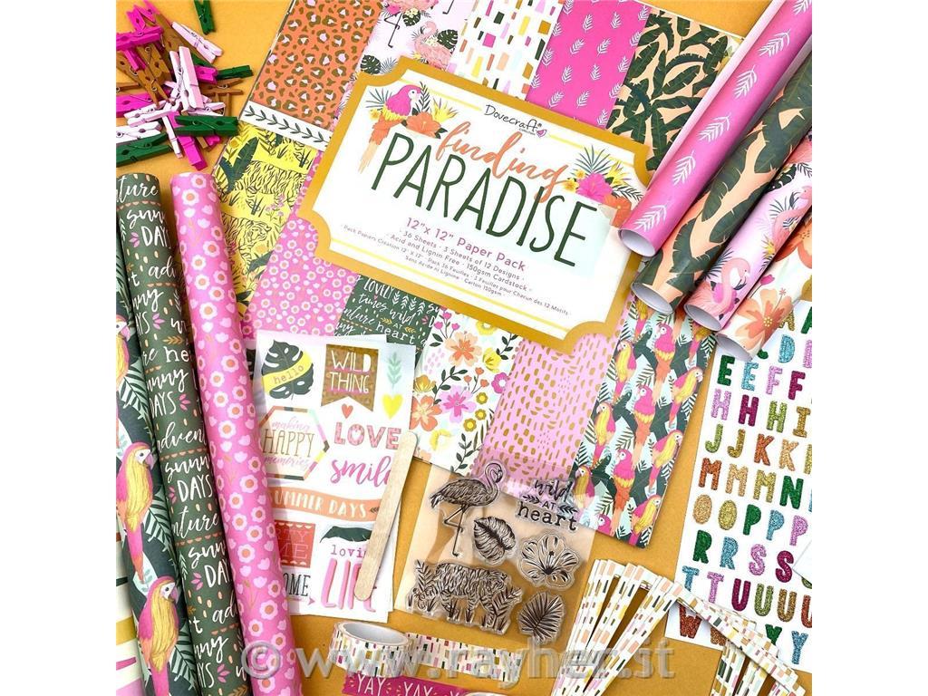 Set papirjev Finding Paradise 30,5x30,5cm 36 listov