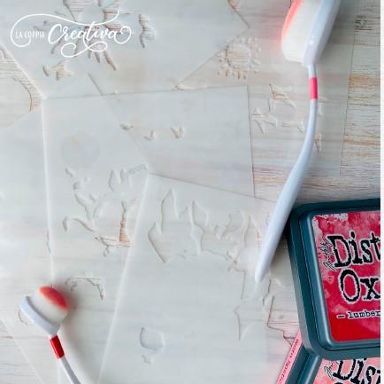 Stencil Sfondo con Fiori