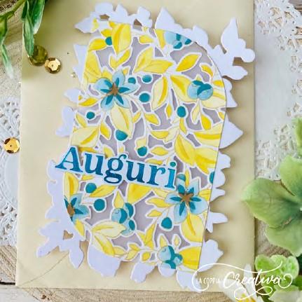 Stencil Pizzo Fiorito