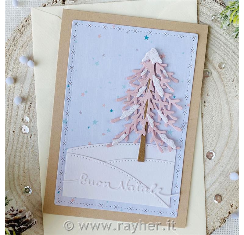 Fustelle Albero Con Decorazioni