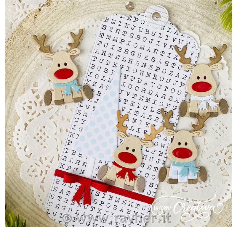 Fustella Renna di Natale 2