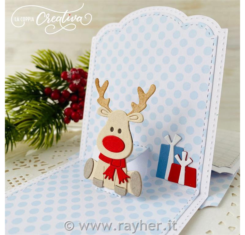 Fustella Renna di Natale 2