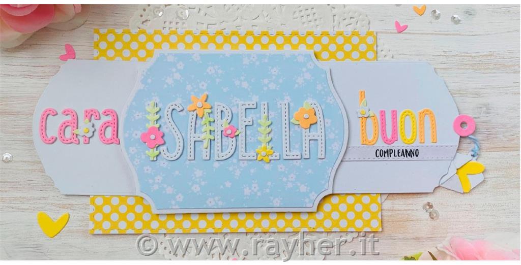 Fustella Alfabeto con cucitura maiuscolo