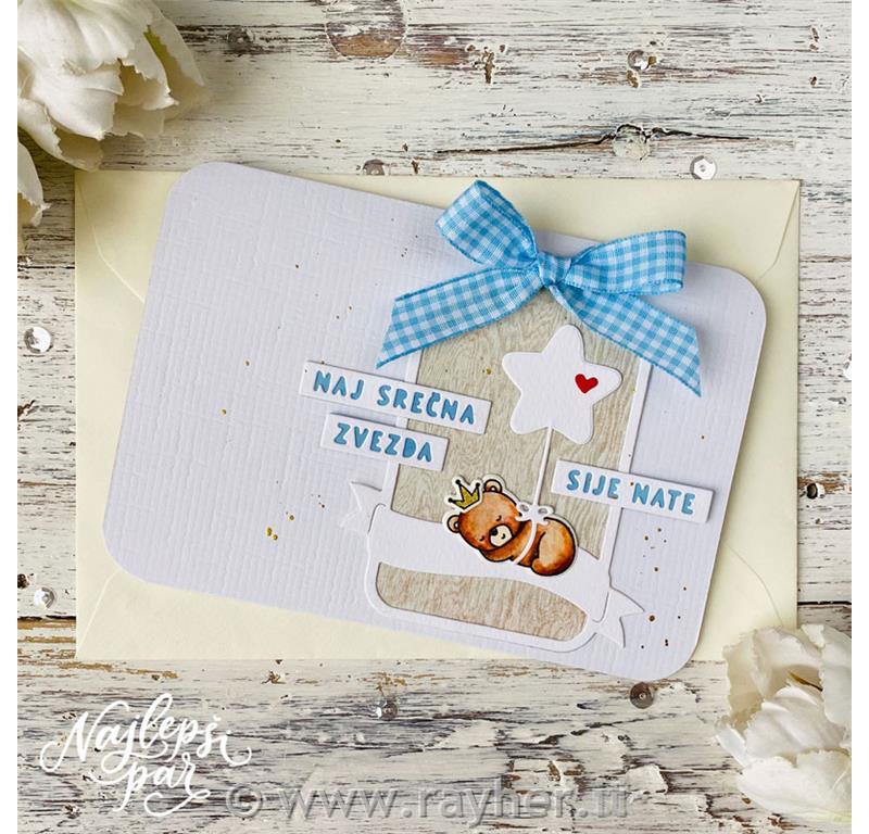 Rezalne šablone Mali medvedki