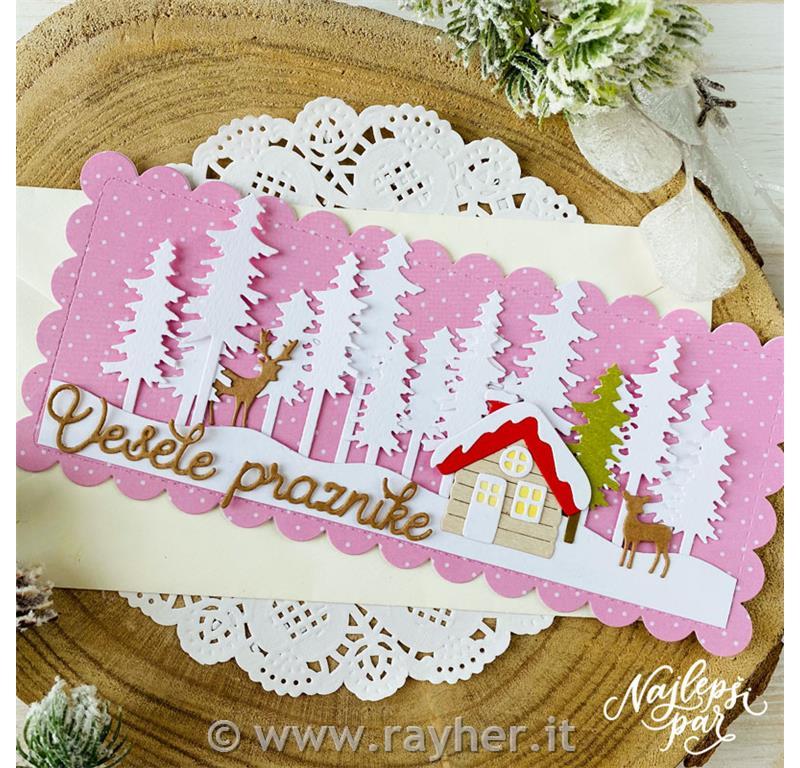 Rezalne šablone V gozdu