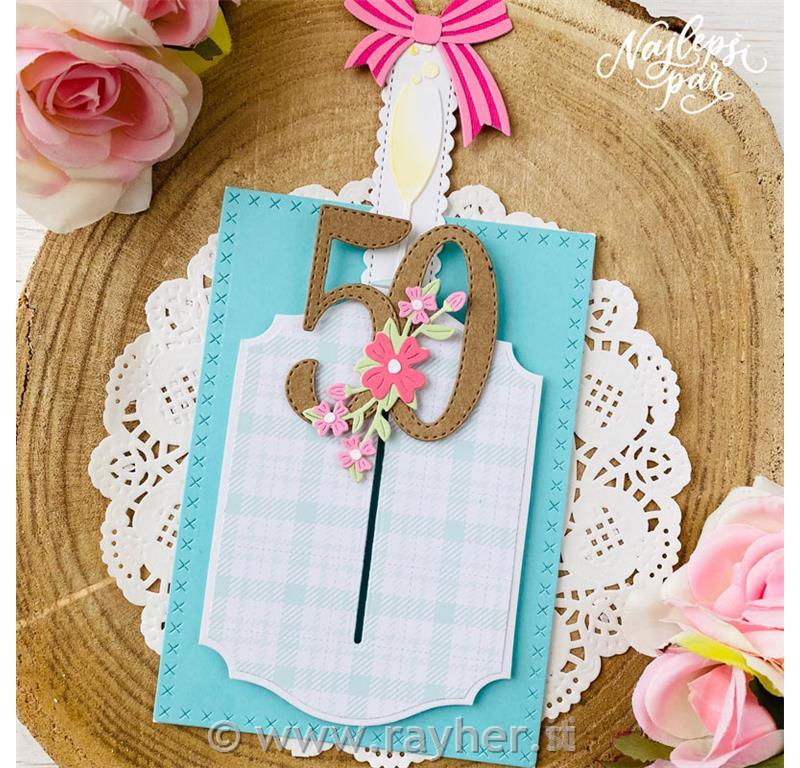 Rezalne šablone Velike številke