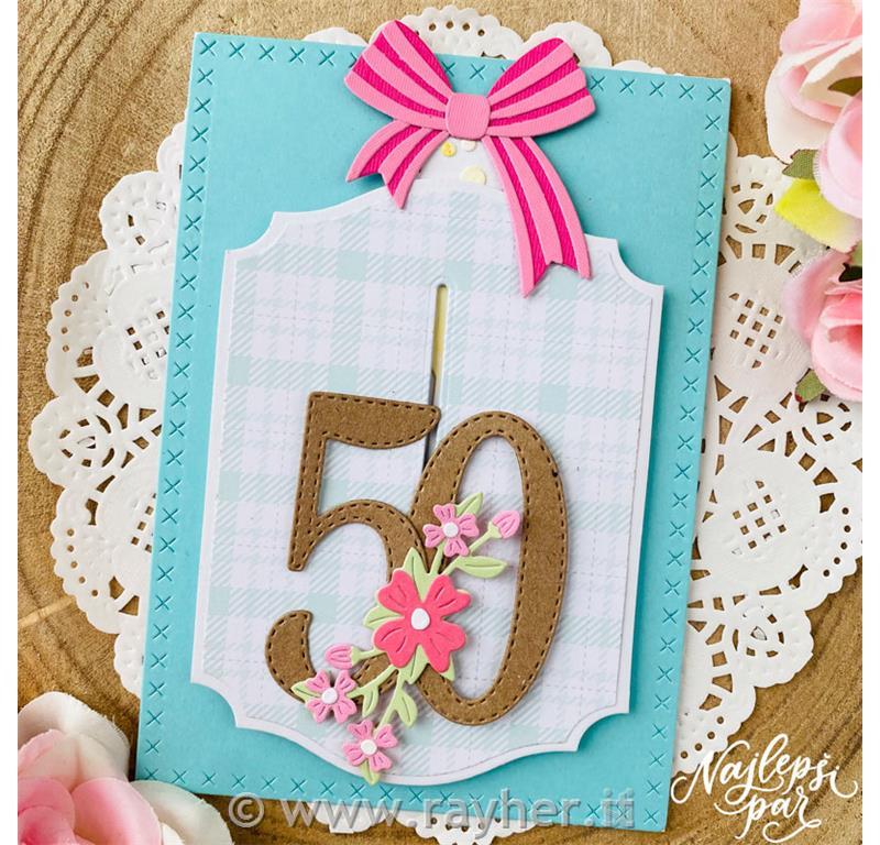 Rezalne šablone Okraski za številke