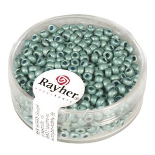Rocaille-metallizzate, opache2,6 mm o, scatola 17gturchese