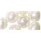 Perle cerate-vetro rinasciment., 4 mm oscatola 85 pzbianco
