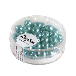 Perle cerate-vetro rinasciment., 6 mm oscatola 45 pzturchese