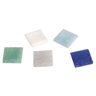 Tessere mosaico, 2 cmsecchio ca. 325 pz / 1 kgtonalitá blu