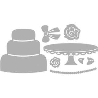 Fustelle Rayher: Wedding Cake5,9x7cm, bus.blis. 8pz