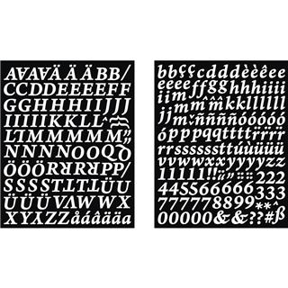 Sticker alfabeto + cifre Classicbus.blis. 1pzbianco