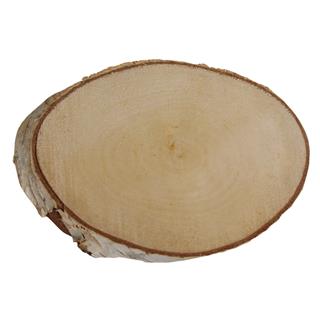 Dischi betulla ovale naturaleo21-23cm x 2cm altezza, busta 1pz