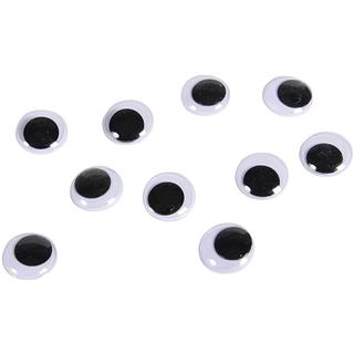 Occhi di plastica con pupilla mobilebusta 10 pz10 mm o