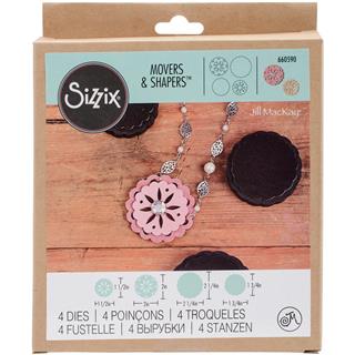 SIZZIX M&S Leather Flower Concho