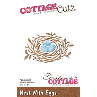 Fustella CottageCutz, Nest With Eggs