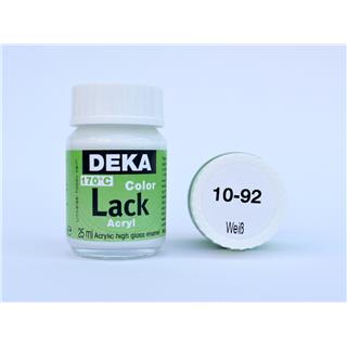 DEKA ColorLack 25 ml bianco