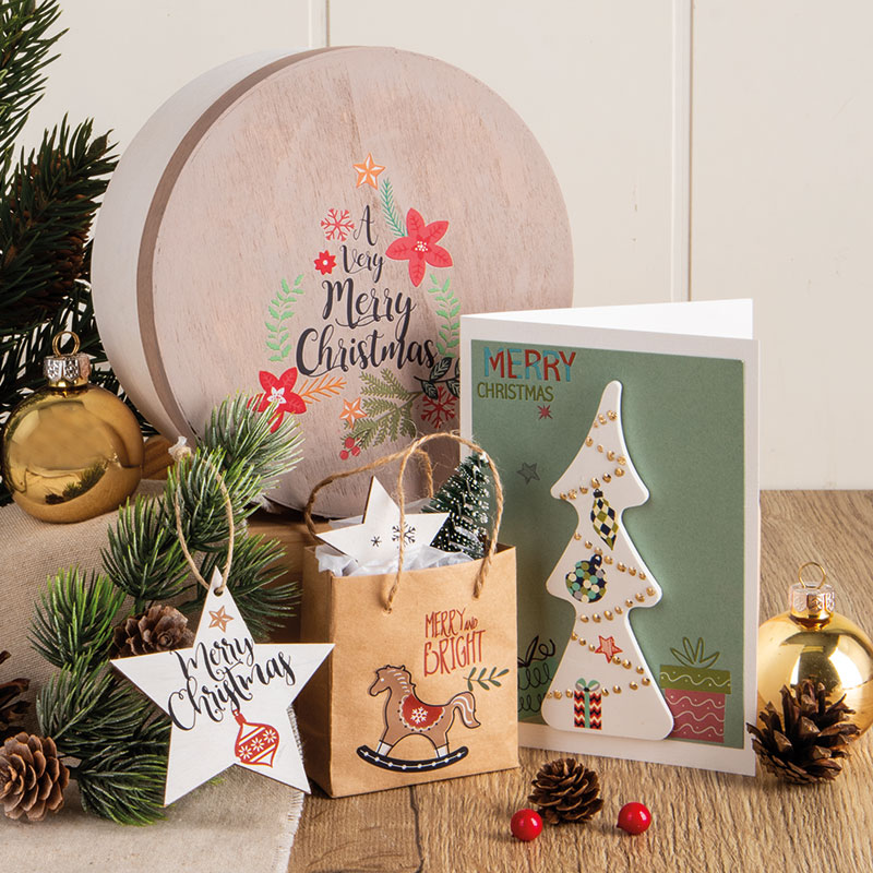 BOŽIČNA DARILCA S TRANSFER FOLIJO