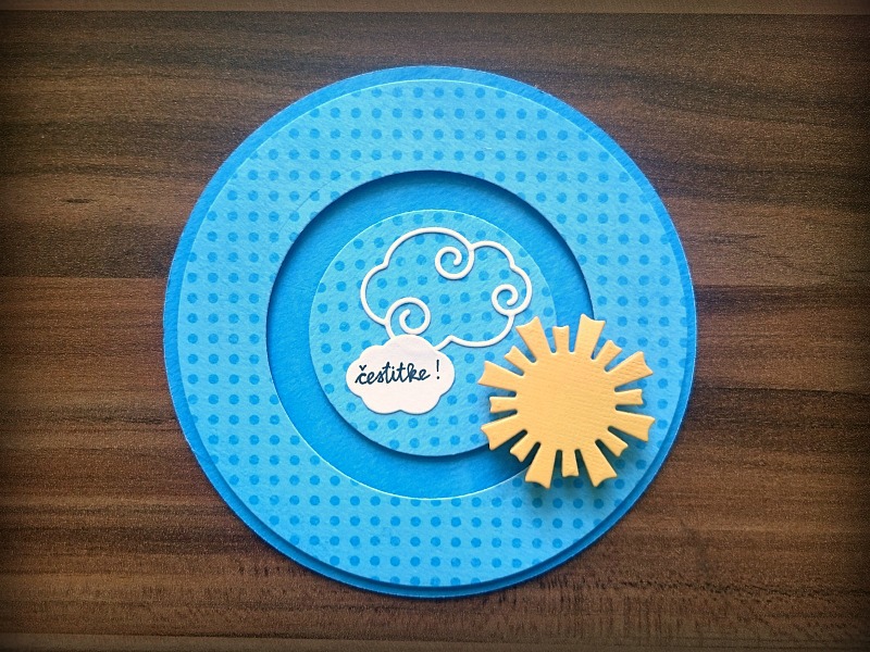 VRTLJIVA VOŠČILNICA, Voščilnica z vrtljivim elementom